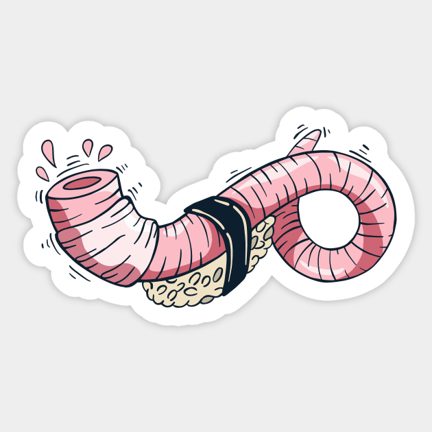 Worm Sticker by il_valley